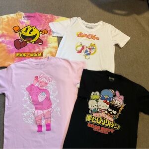 Colorful Graphic T-Shirts Set